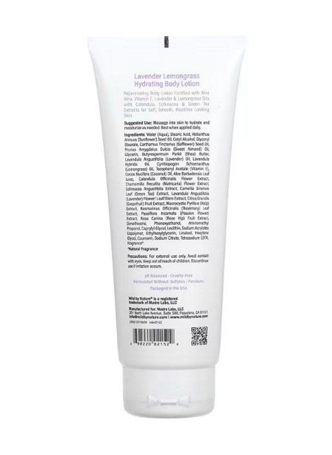 mild by Nature Hydrating Body Lotion Lavender Lemongrass 8 fl oz 236 ml  - Image 2