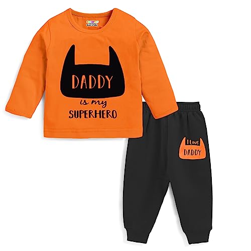Kuchipoo Baby Boy Regular Fit Cotton Printed T-Shirts and Pyjamas Set (6-7 Years, 4), Multicolor - Image 3