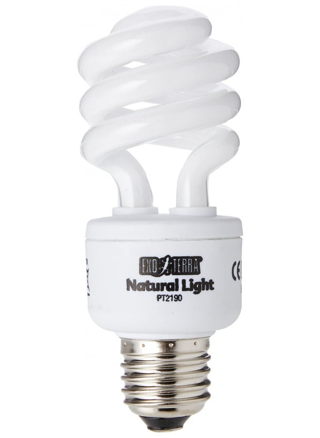 Exo Terra Exo Terra Repti-Glo 2.0 Compact Fluorescent Full Spectrum Terrarium Lamp, 13-Watt (Natural Light)  - Image 2
