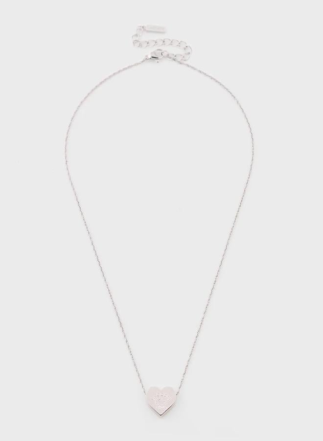 LACOSTE Love My Croc Necklace with a Heart Pendant - 2040394 - Image 4