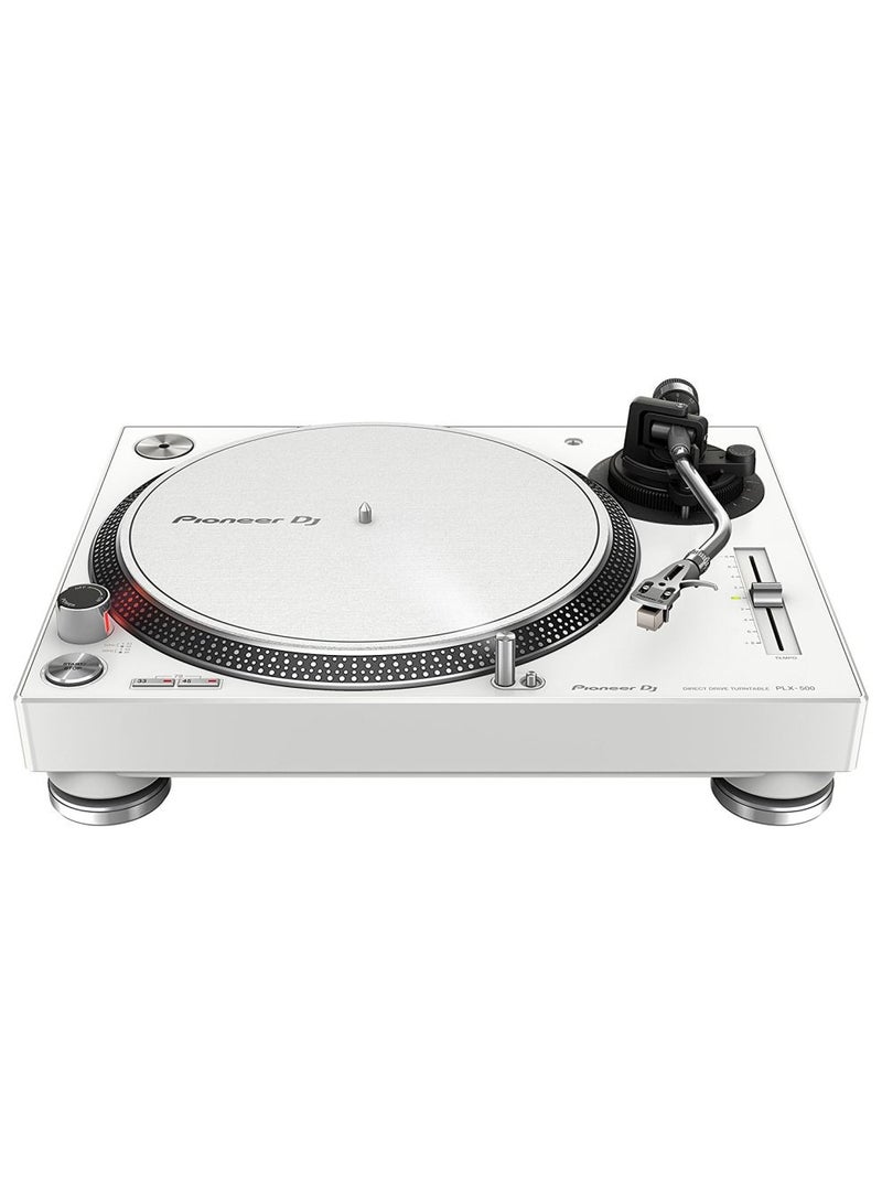 Pioneer Direct Drive Turntable PLX-500-W White - Image 3