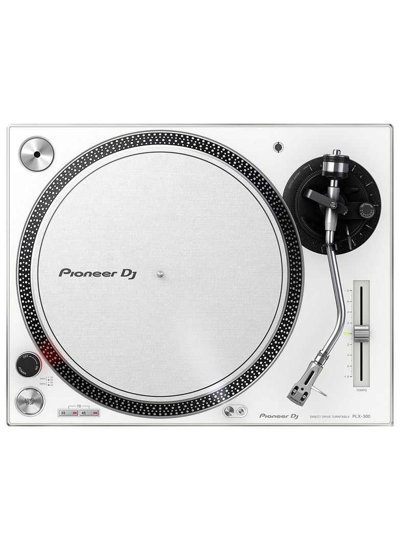 Pioneer Direct Drive Turntable PLX-500-W White - Image 1