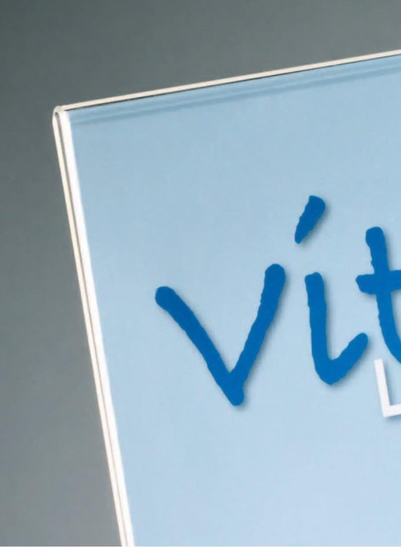 Sign Holder, slanted, for A4, single-sided presentation, uv resistant acrylic, transparent, 10 pcs. - Image 4