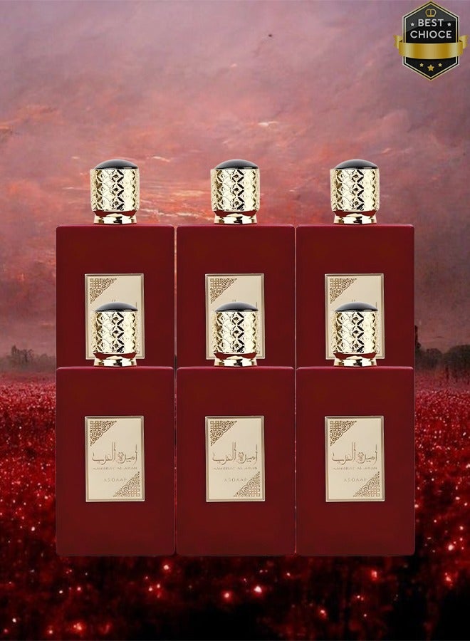 أصداف 6 قطع عطر أميرة العرب 100 مل - Image 1