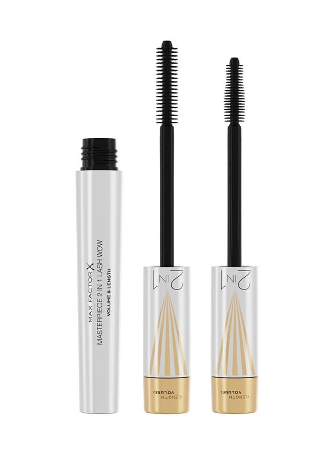 Max Factor Masterpiece 2 In 1 Lash Wow Mascara -001 - Image 1