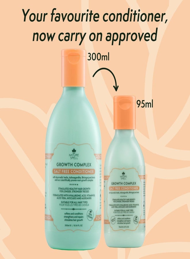 Nature Spell Hair Growth Complex Travel Size Conditioner, Nourishing & Strengthening, For All Hair Types, Sulphate-Free, Vegan, 95 ml - Image 5