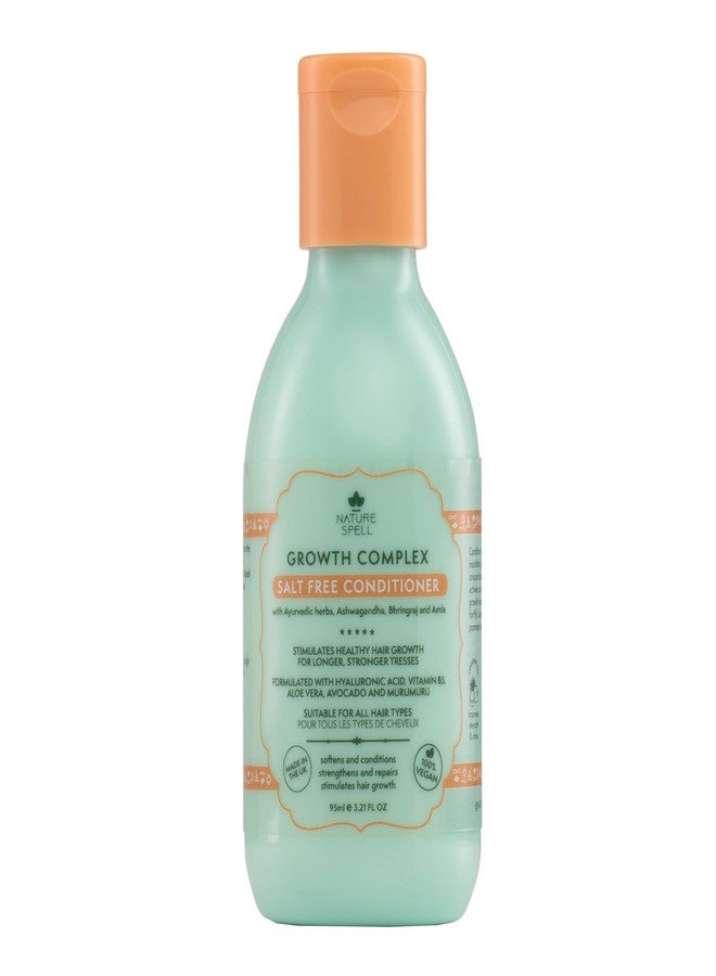 Nature Spell Hair Growth Complex Travel Size Conditioner, Nourishing & Strengthening, For All Hair Types, Sulphate-Free, Vegan, 95 ml - Image 1
