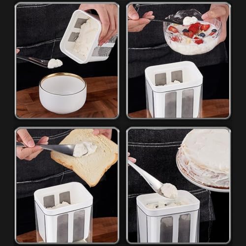 NIYANETAIL Greek Yogurt Strainer –1100ml BPA-Free Hung Curd Maker with Fine Mesh | Yogurt Filter for Greek Yogurt, Homemade Cheese, Paneer, Soy Milk & More Easy-to-Use Curd Strainer for Kitchen - Image 5