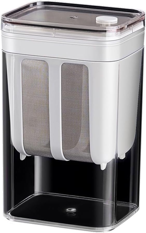 NIYANETAIL Greek Yogurt Strainer –1100ml BPA-Free Hung Curd Maker with Fine Mesh | Yogurt Filter for Greek Yogurt, Homemade Cheese, Paneer, Soy Milk & More Easy-to-Use Curd Strainer for Kitchen - Image 1