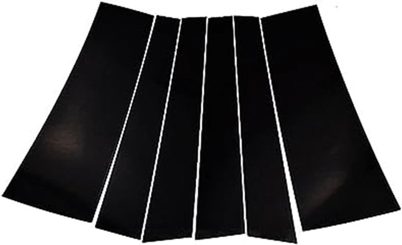 Wivplex Glossy Black Car Window Trim Cover for Nissan Grand Livina - Image 1