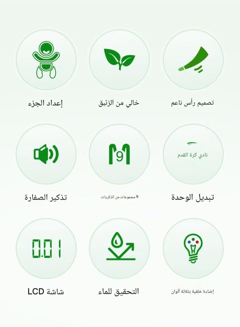 مقياس حرارة إلكتروني مزدوج الاستخدام للأطفال والكبار – يتميز بتصميم ذو طرف ناعم وقراءات سريعة في 9 ثوانٍ، ويقيس هذا الجهاز المنزلي الدقيق درجة الحرارة عن طريق الفم والإبط والمستقيم. - Image 3