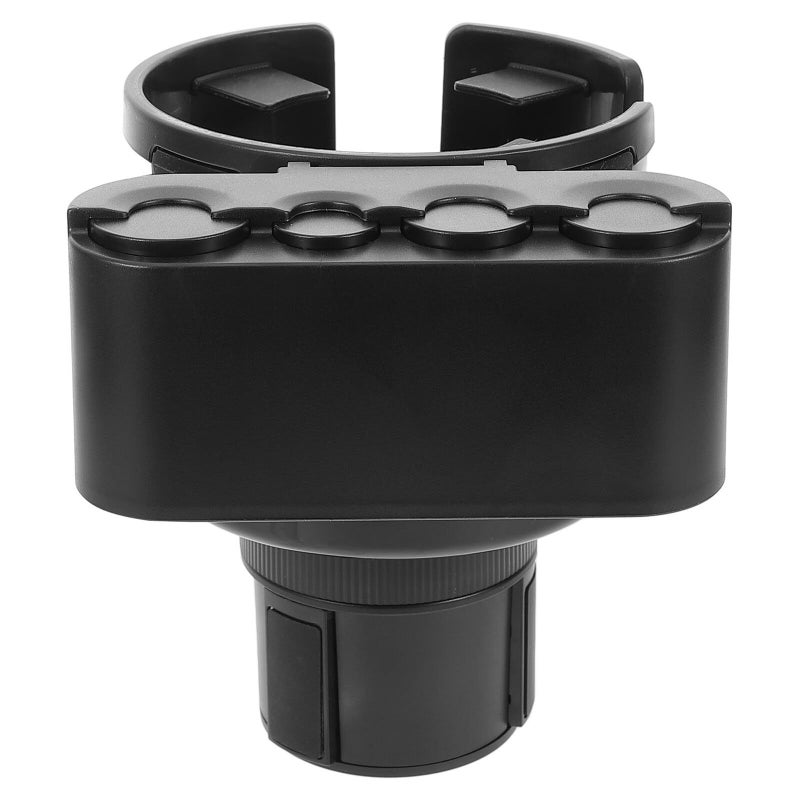 ABOOFAN Large Car Cup Holder With Water Bottle Slot And Coin Tray - Image 2