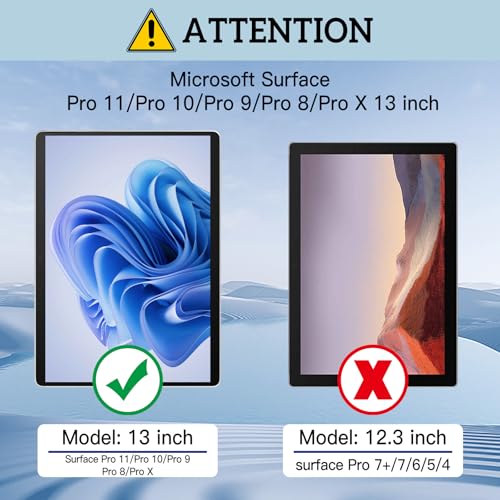 ZOEGAA Surfcae Pro 13 inch Privacy Screen, for Microsoft Surface Pro 11/10/9/8/X, Removable Privacy Screen and Reusable Anti-Spy Anti-Glare Anti Blue Light Protector - Image 2