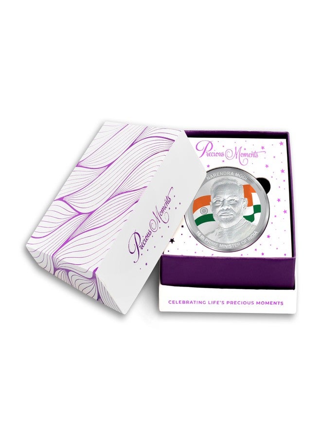 Acpl Precious Moments 20 gram PM Modi Ji Silver Coin With BIS Hallmarked 999 Purity - Image 5