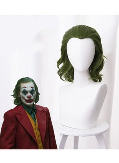 بيوينتي The Joker Cosplay Wig Costume Short Curly Wavy Hair  - Image 1