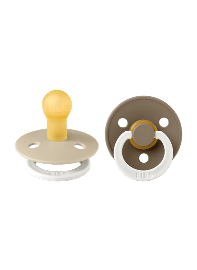 بيبس Pack of 2 Colour Latex S1 Vanilla Glow And Dark Oak Glow