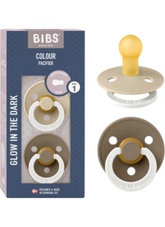 BIBS عبوة من 2 لون لاتكس S1 Vanilla GLOW وDark Oak GLOW  - Image 2