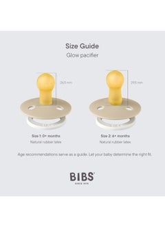 BIBS عبوة من 2 لون لاتكس S1 Vanilla GLOW وDark Oak GLOW  - Image 3