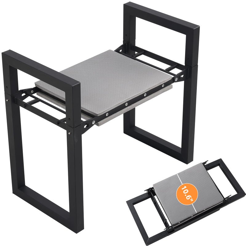 ETICSIPA Garden Kneeler and Seat Heavy Duty 500lbs, Anti-Tip Gardening Stools with 10.5â€ Widen Kneeling Pad for Seniors Gardeners, 2 in 1 Garden Bench for Kneeling and Sitting - Image 1