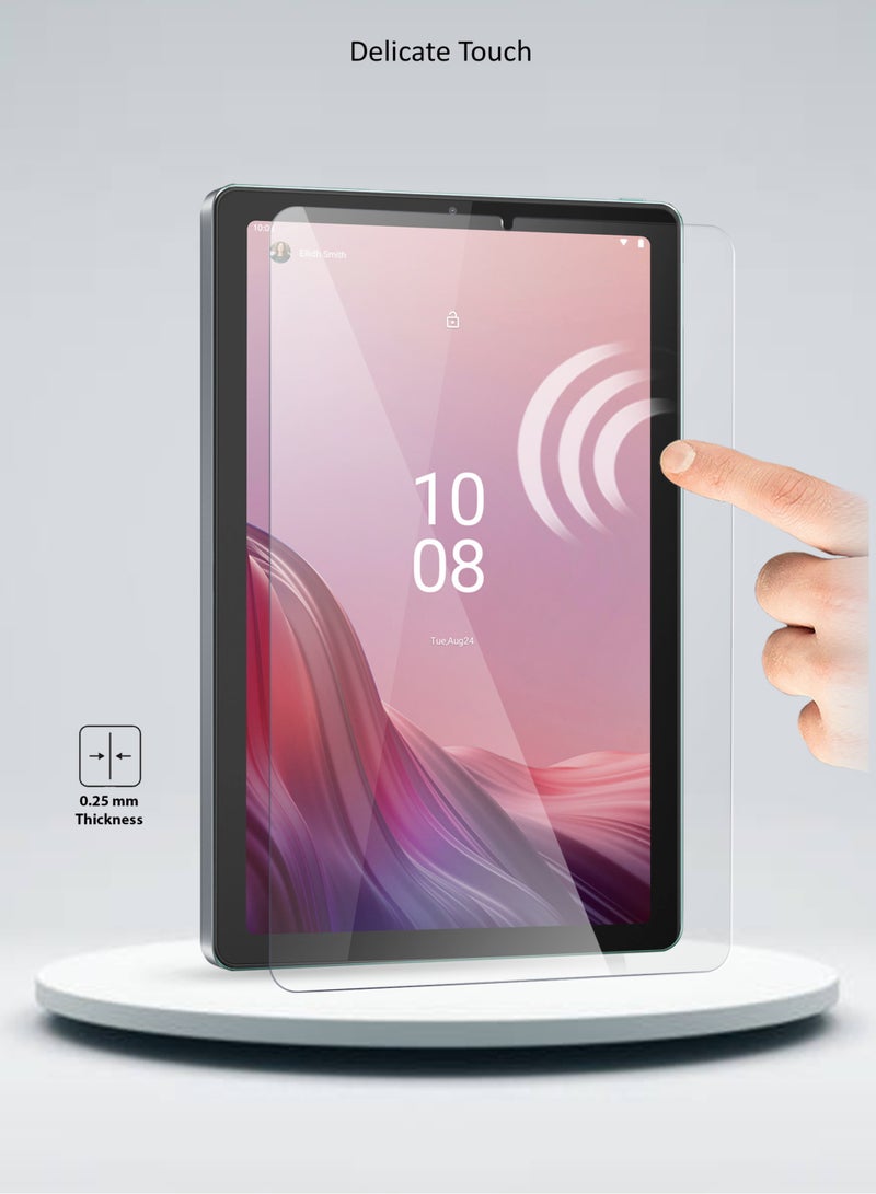 Wtech Premium Series Curved Edges Full Cover Tempered Glass Screen Protector For Lenovo Tab M9 9 Inch 2022 Clear - Image 4