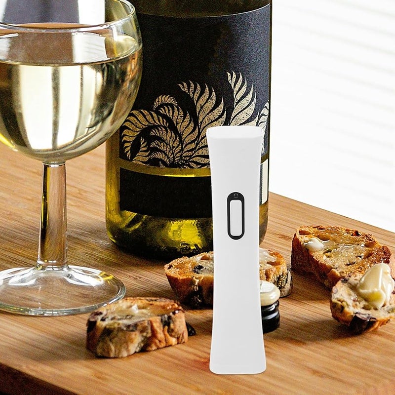 فتاحة زجاجات النبيذ الكهربائية القابلة لإعادة الشحن، فتاحة زجاجات الفلين الأوتوماتيكية، زر واحد للمطبخ والمنزل والزفاف - Image 5