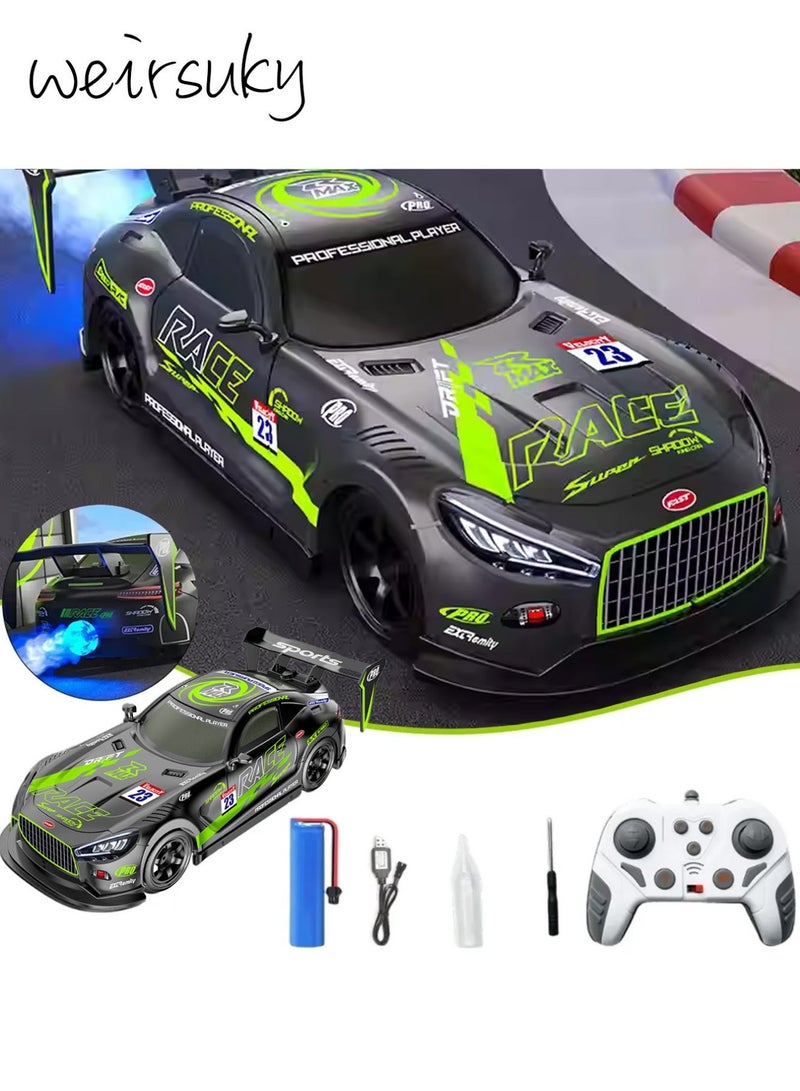 weirsuky Remote Control Car - 2.4Ghz 20KM/H High Speed RC Cars with Spraying Mist & Light for Kids Fog Mist High Speed Racing Cars Electric Car Toy Sport Racing Hobby Toy Car - Image 2