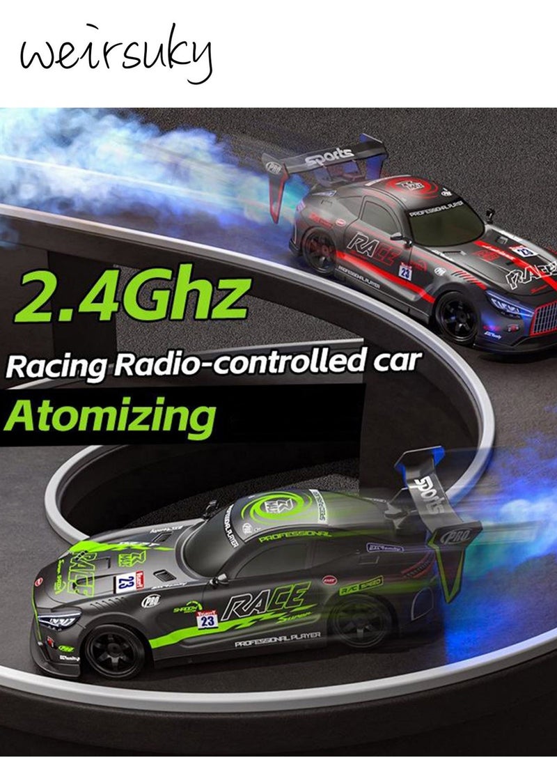 weirsuky Remote Control Car - 2.4Ghz 20KM/H High Speed RC Cars with Spraying Mist & Light for Kids Fog Mist High Speed Racing Cars Electric Car Toy Sport Racing Hobby Toy Car - Image 4