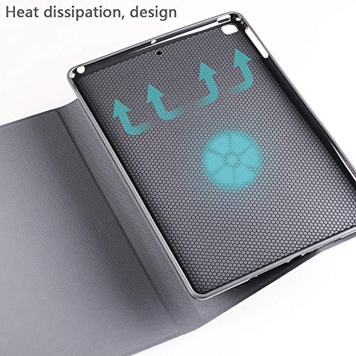 MOCA [Soft Back] Magnetic Flip Cover Case for iPad Air 2 A1566 A1567 (2014 Launched) iPad Flip Cover Case (Flower Girl) - Image 4