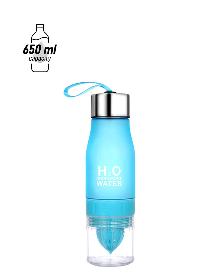 نيبمينينت زجاجة مياه للرياضة في الأماكن الخارجية لون أزرق 650مل