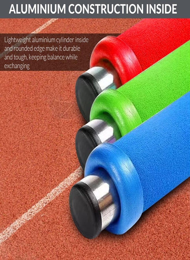 GISCO Batons Set of 6 | Track & Field Foam Relay Race Batons for Athletics Practice | Race Equipment for Running Race Team | Multicolour - Image 5