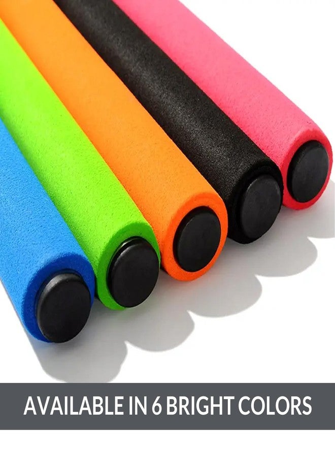 GISCO Batons Set of 6 | Track & Field Foam Relay Race Batons for Athletics Practice | Race Equipment for Running Race Team | Multicolour - Image 3