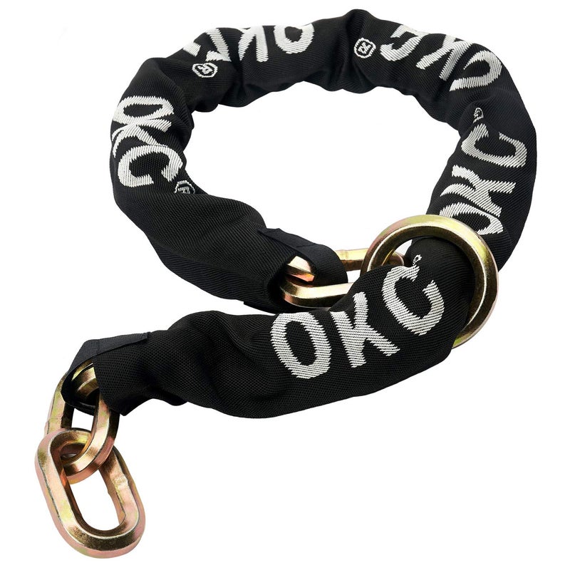 OKG Maximum Security Heavy Duty Cinch Chain 10 lbs 5 ft x 12 in 12mm Cut Proof Chain with Hardened Steel for Motorcycles Trailers Generators - Image 3