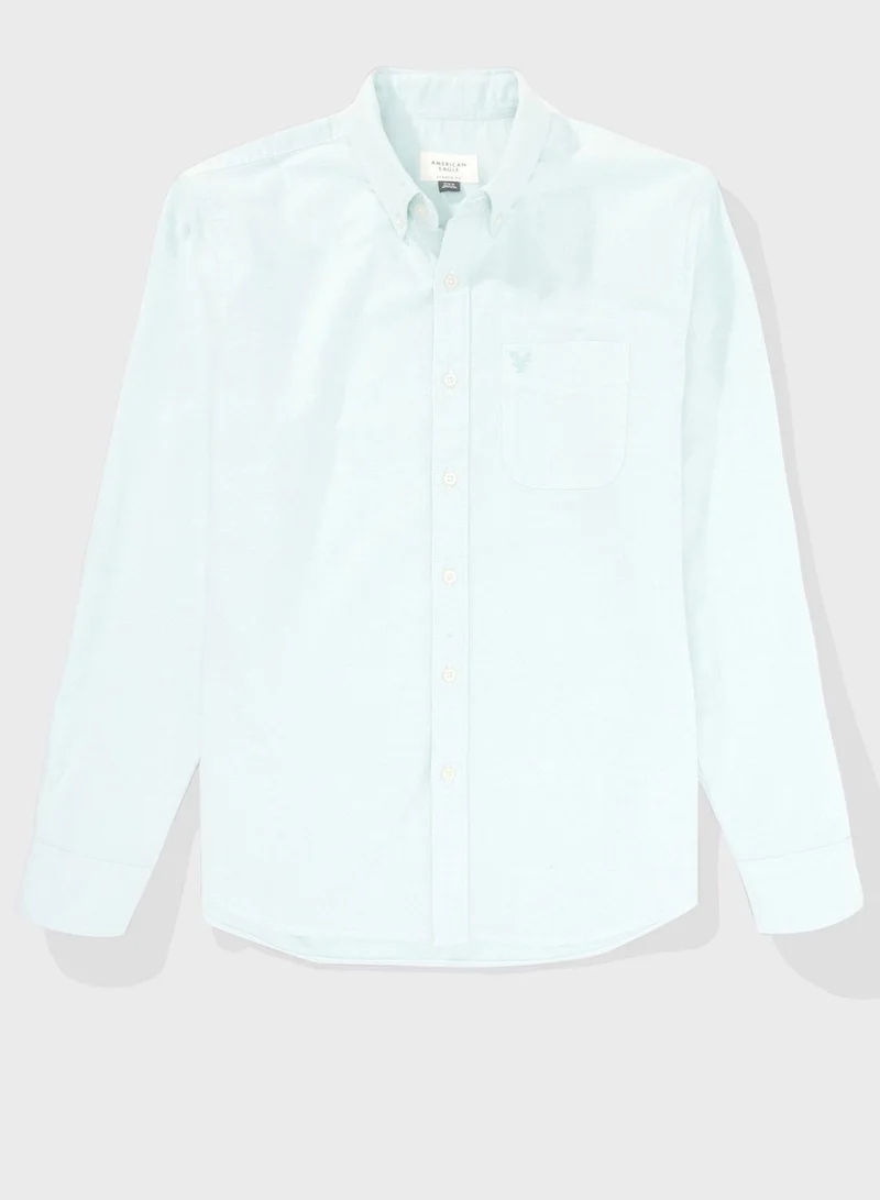 American Eagle Slim Fit Button Down  Shirt