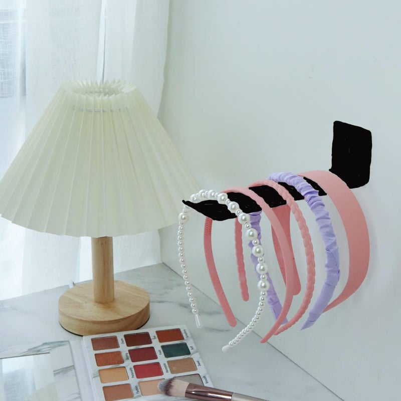 Acrylic Headband Holder Wall Stand Hair pin Clip Hair Hanging Organizer Storage Display All Kinds of Your Hair Bows for Girls Womans 3 Pcs  - Image 4