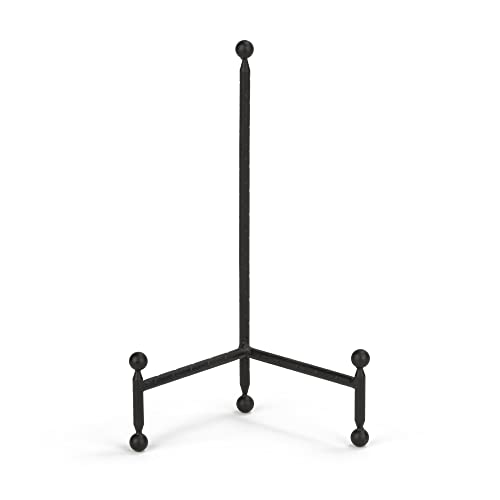 TRIPAR Modern Tripod Easel Display, Black Finish - Lightweight & Durable Design - Perfect for Displaying Decorative Pictures, Artwork, Plates, Tiles, & More (12 Inch) - Image 1