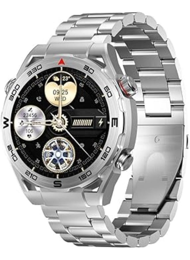 HAVIT Smart Watch, 1.43" AMOLED Full Touch Screen, Bluetooth Calling, IP68 Waterproof, Android & iOS Compatible, Heart Rate Monitor, Blood Oxygen Level, 120+ Sports Modes - Image 1