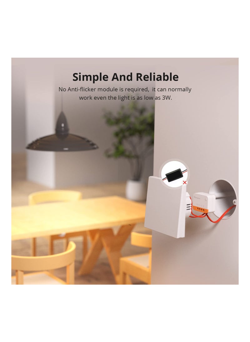 Generic - Smart Light Switch (2-Way) Compatible with Alexa, Google Home, SmartThings Hub, and Zbbridge-P; No Neutral Wire Needed, Voice Control for Easy Light Management. Hub Required. - Image 1