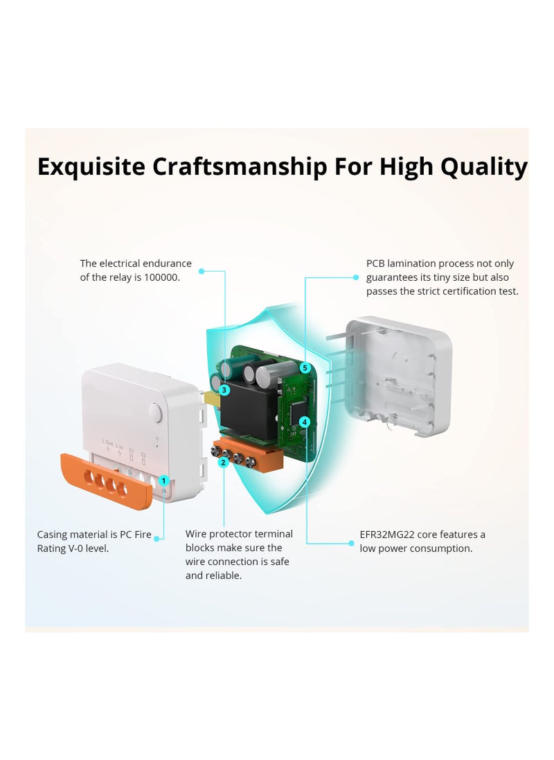 Generic - Smart Light Switch (2-Way) Compatible with Alexa, Google Home, SmartThings Hub, and Zbbridge-P; No Neutral Wire Needed, Voice Control for Easy Light Management. Hub Required. - Image 1