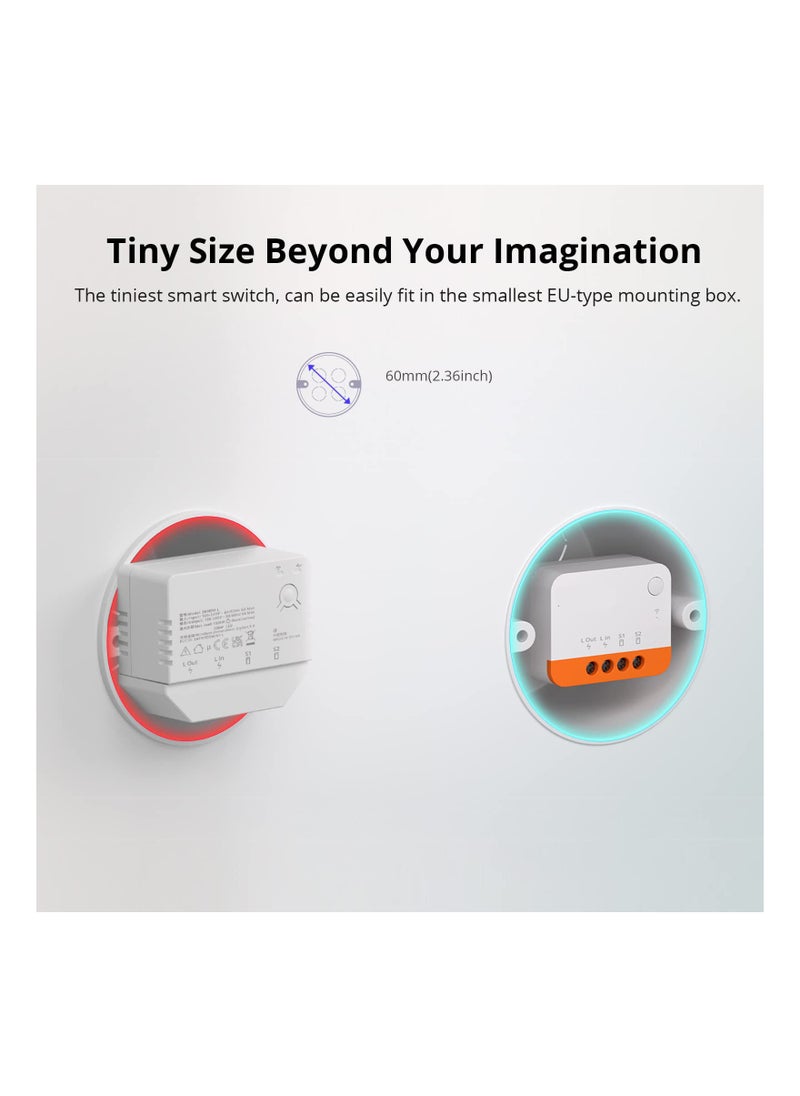 Generic - Smart Light Switch (2-Way) Compatible with Alexa, Google Home, SmartThings Hub, and Zbbridge-P; No Neutral Wire Needed, Voice Control for Easy Light Management. Hub Required. - Image 1
