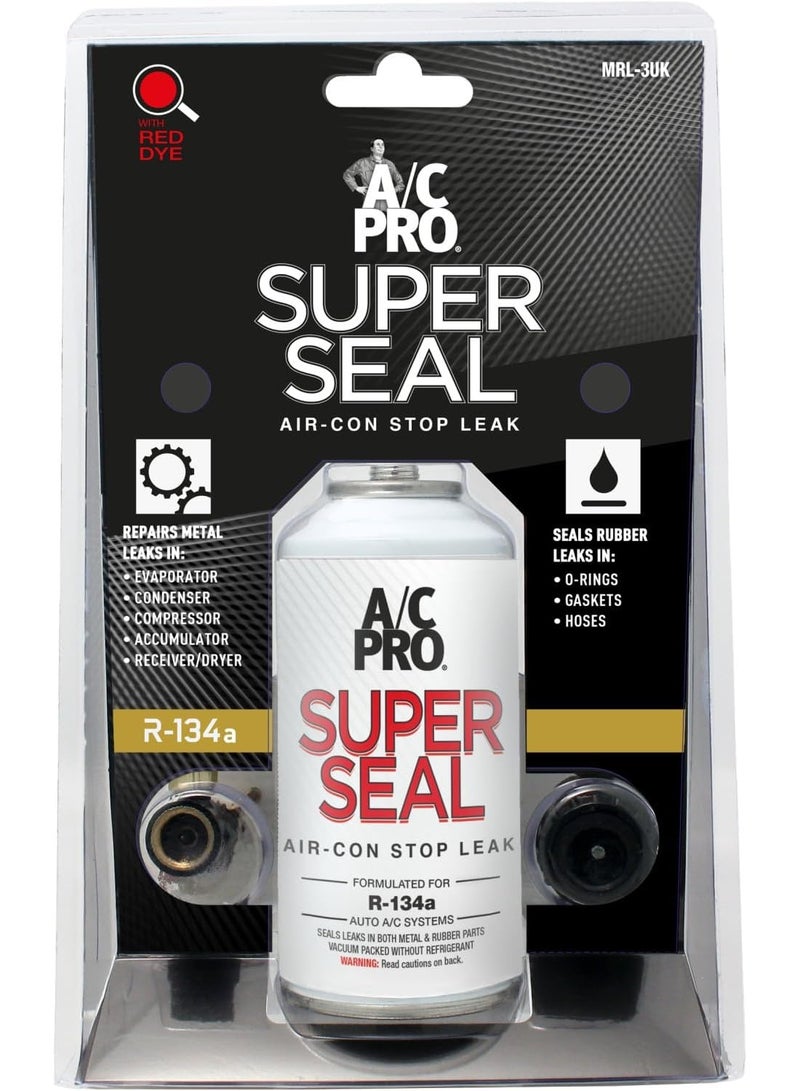 A/C Pro Super Seal R 134A Car Air Conditioner Refrigerant Stop Leak Kit 40 ML - Image 1