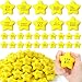 Chalyna 30 Pieces Motivational Star Stress Ball Quote Relief 22 Inch PU Foam Stress Toys Bulk Sensory Star Toy Gifts for Kids Teens Adults Relieve Anxiety Party SuppliesYellow - Image 3
