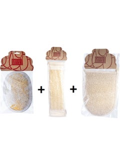 DECOBELLA Pumpkin Organic Bath Fiber Set Organic Bath Fiber  - Image 1