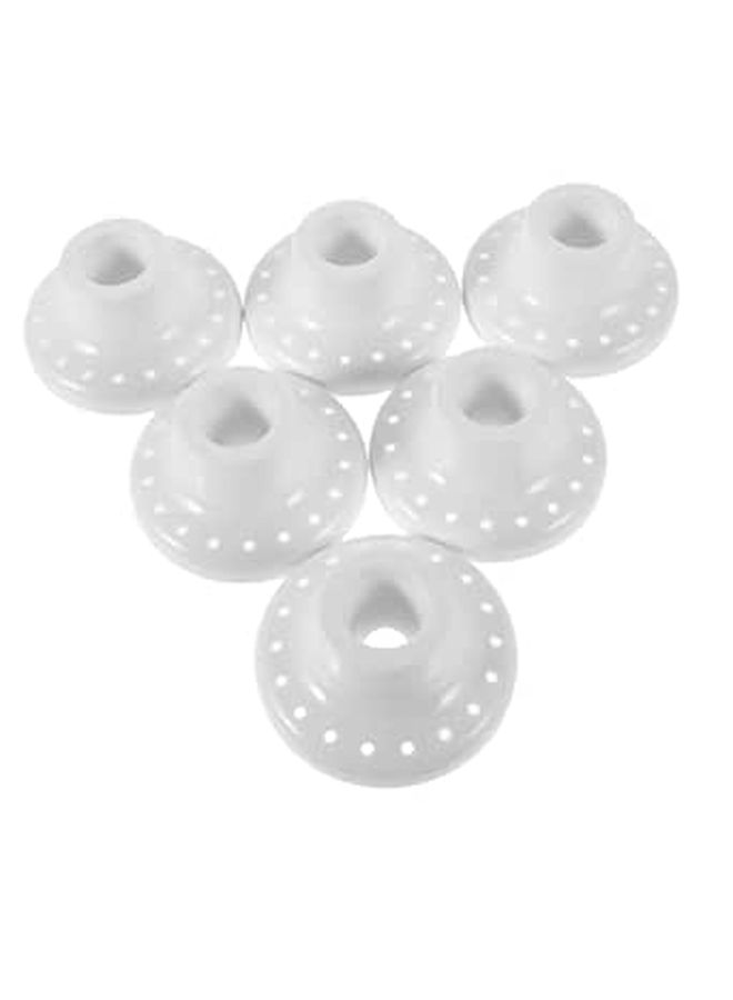 6pcs Pen Holder White Base For Printing Pens Stable Support Easy Access Organization Minimalist Design Home Office Studio - Image 1