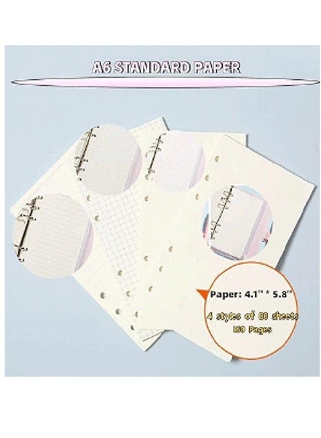 Cinnamoroll MagBuckle for Girls, A6 Lined Journal,Cute School Supplies Kawaii Anime Cartoon Stationery Gift With Stickers - Image 4