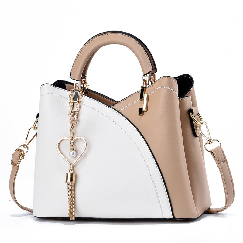 Xiaoyu Small Purses and Handbags for Women Fashion Crossbody Bag Lightweight Shoulder Bag Top Handle Satchel Purse (Khaki) - Image 1