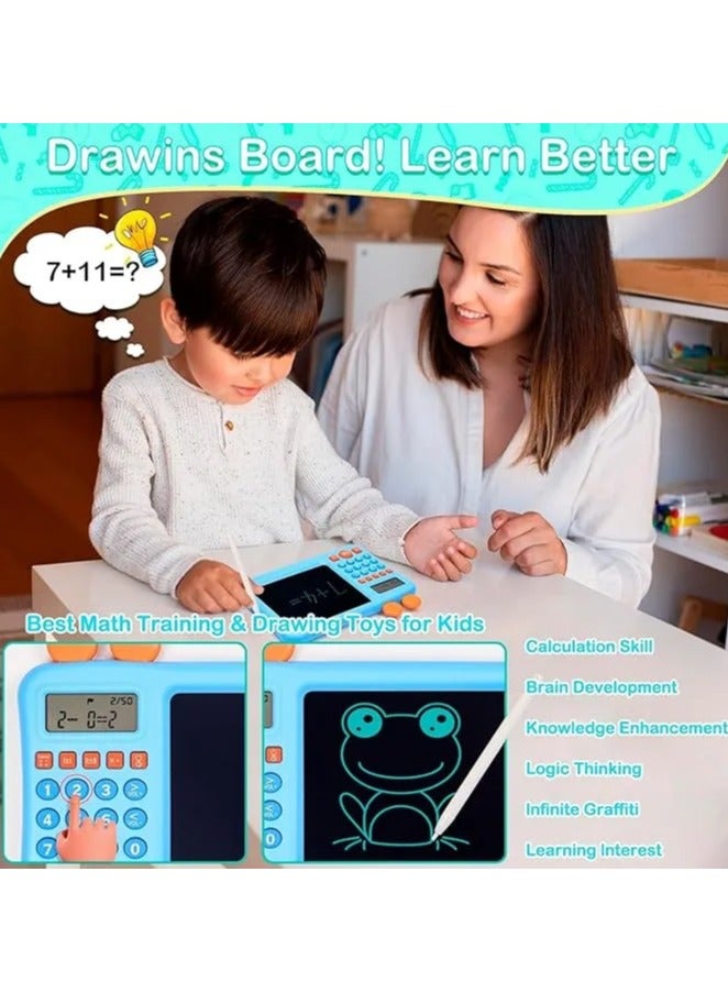 Interactive Math Games with LCD Writing Tablet - Educational Toy for Kids with Calculator, Drawing Pad, and Math Practice - Image 2