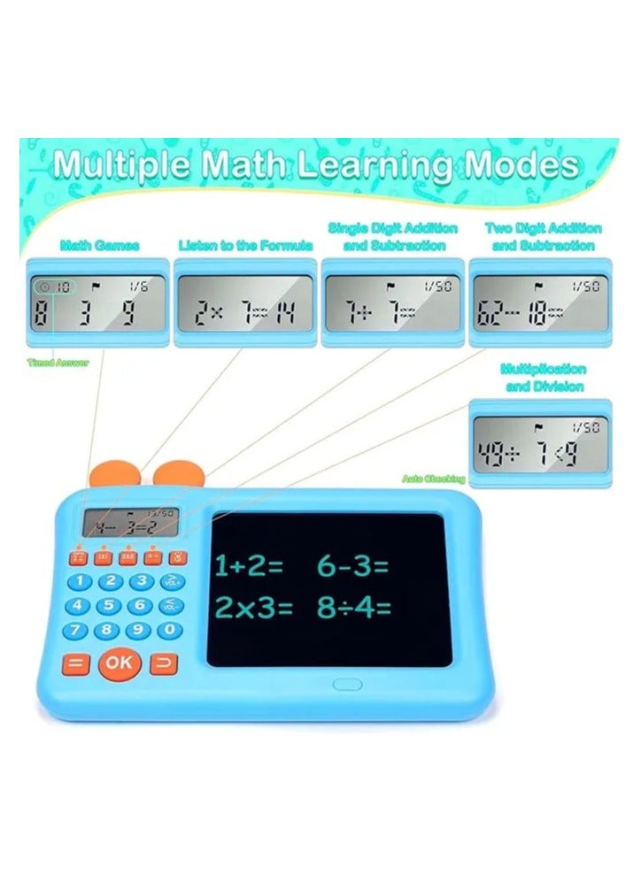 Interactive Math Games with LCD Writing Tablet - Educational Toy for Kids with Calculator, Drawing Pad, and Math Practice - Image 3