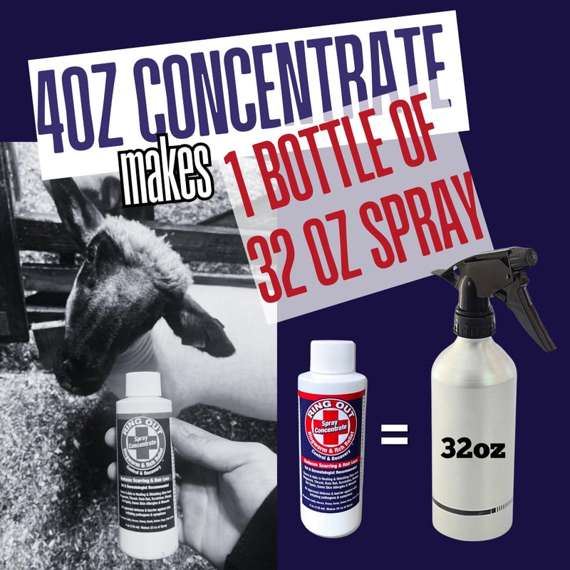 Ring Out - Control and Help Ringworm for Cats, Dogs, Sheep, Goats, Cattle, Horses, all Pets and Livestock makes 32 oz. of Spray - Image 4