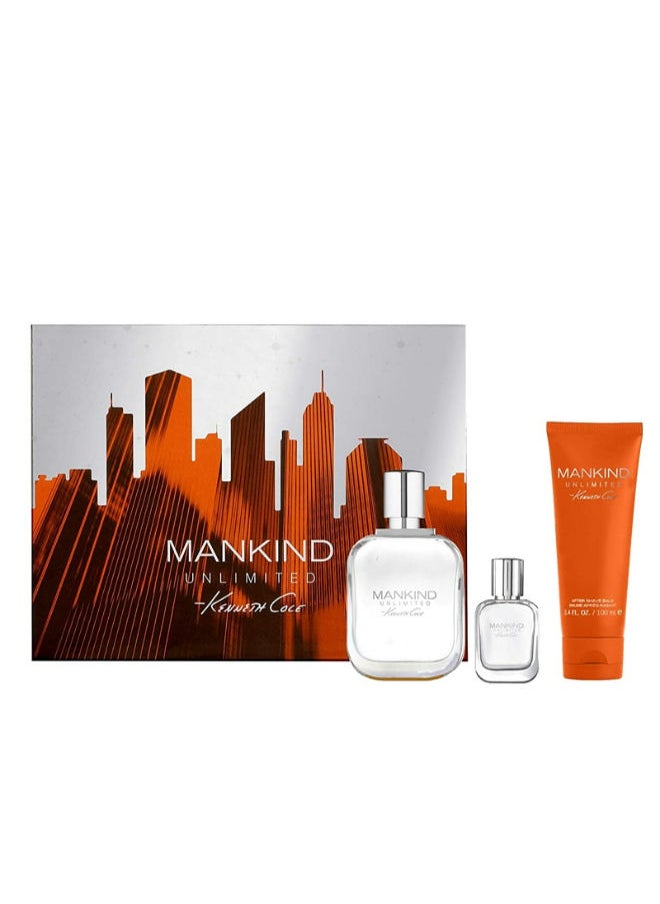Kenneth Cole Kenneth Cole Mankind Unlimited - Eau de Toilette 100 ml + 15 ml + After Shave Balm 100 ml Gift Set  - Image 2
