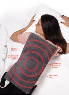 Toshonics Weighted Electric Heated Blanket Mattress for Comprehensive Massage Therapy  - Image 1